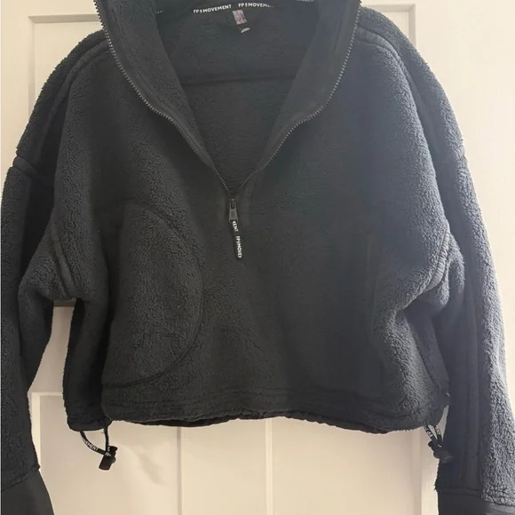 NWOT Free People Movement Mountain High Half Zip Fleece Jacket - Picture 2 of 7